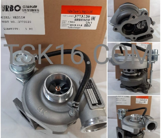 Турбокомпрессор TURBOCHARGER HE200WG 3773120 (3773119, 3790133, 4309411) - ISF (Аналог)