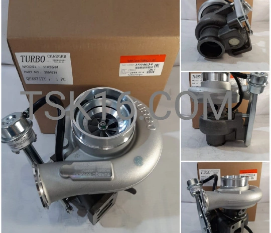 Турбокомпрессор TURBOCHARGER HX35W 3594634 (3594635, 4955743) - ВТА,EQB (Аналог)
